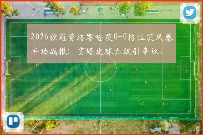 2026欧冠资格赛哈茨0-0格拉茨风暴半场战报：贾塔进球无效引争议，客队顽强防守