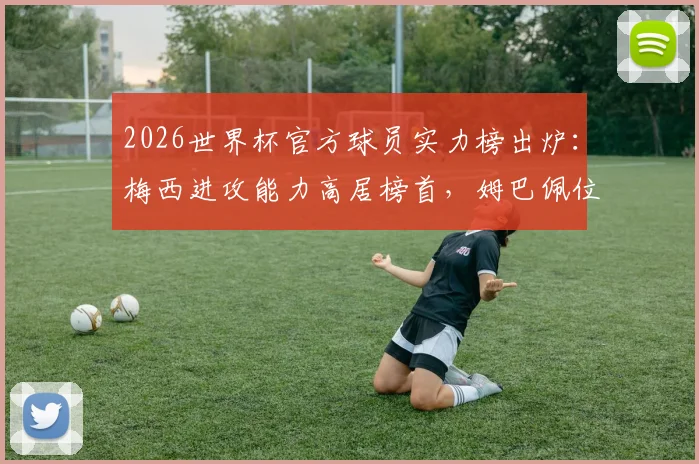 2026世界杯官方球员实力榜出炉:梅西进攻能力高居榜首,姆巴佩位列第三,完整排名解读